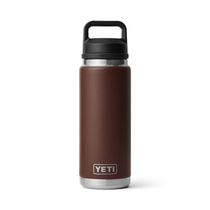 Yeti Rambler 26 oz Bottle Chug-Wetlands Brown
