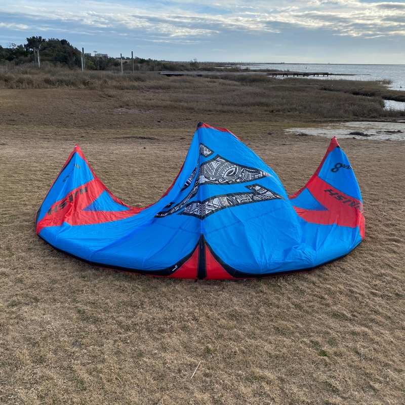 USED Naish S26 Boxer Kite-8m-Blue