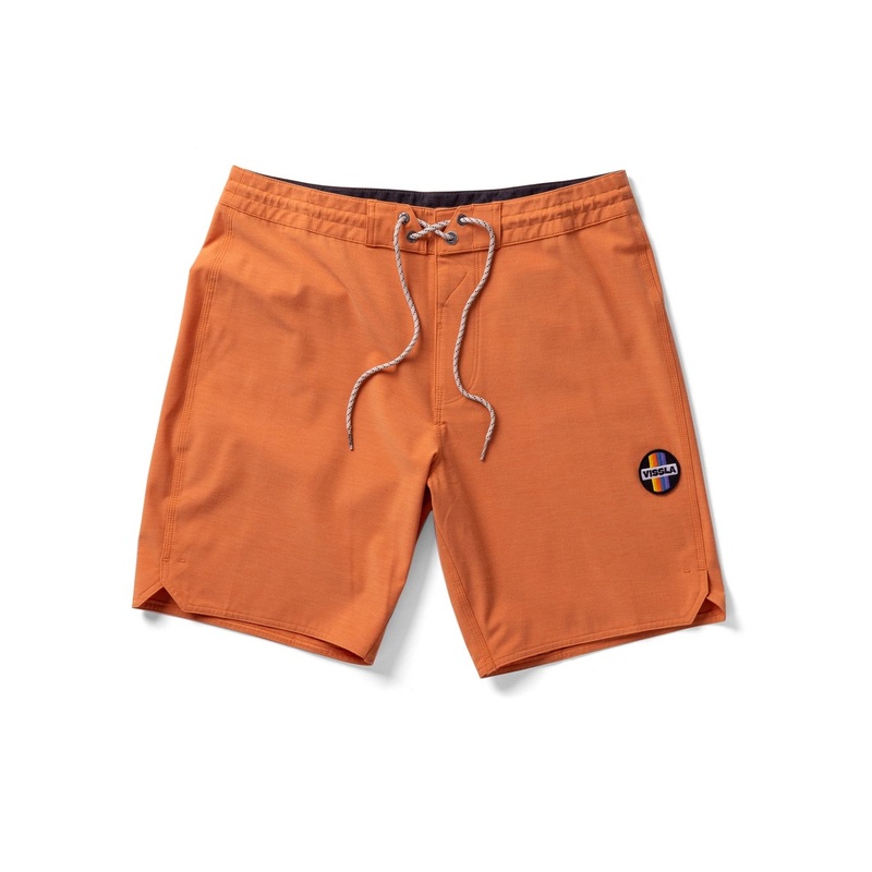 Vissla Solid Sets 18.5" Boardshorts-Guava