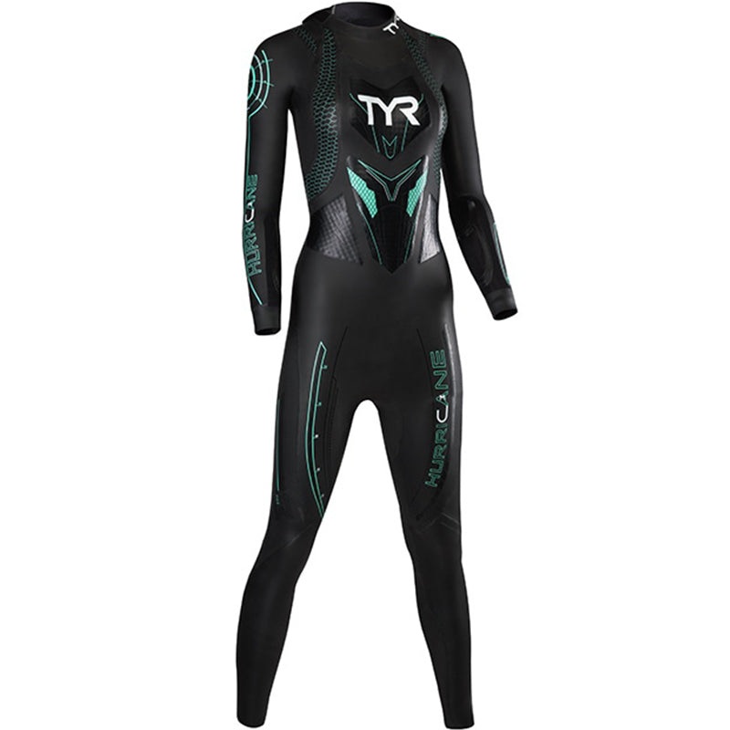 TYR - Womens Hurricane Wetsuit Cat 3 - Black/Seafoam