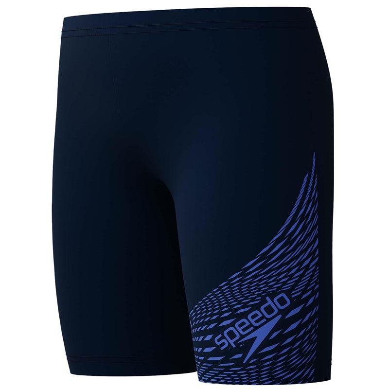 Speedo - Boys Medley Logo Jammer - Blue/Cobalt Pop