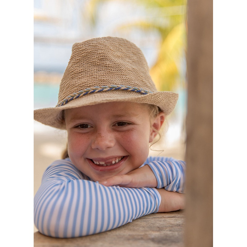 Snapper Rock Kids' Braid Fedora Hat