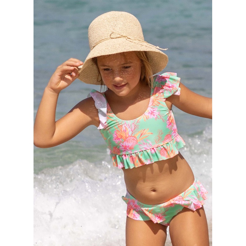 Snapper Rock Kids' Wide Brim Packable Sun Hat