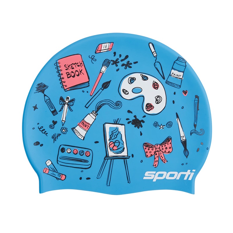 Sporti Paris Montmartre Silicone Swim Cap