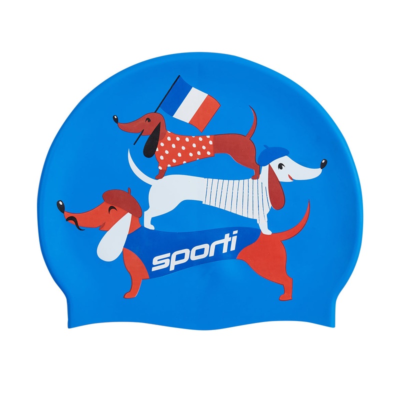Sporti Paris Vive La France Silicone Swim Cap