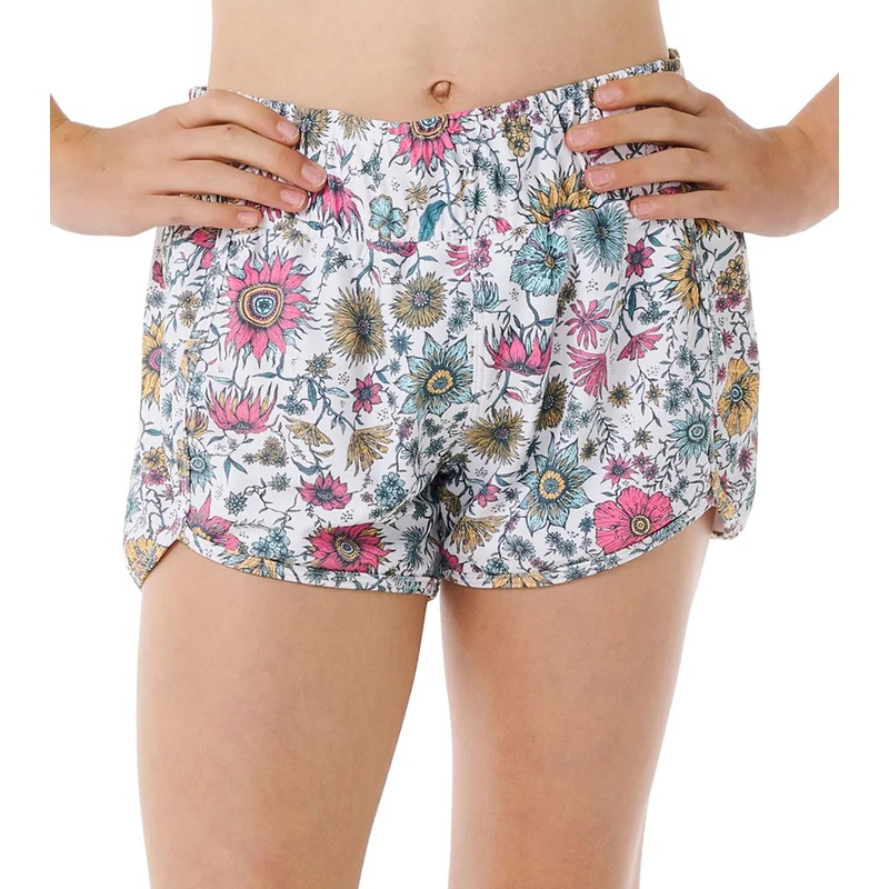 Rip Curl Girls' Hibiscus Heat Board Shorts (Big Kid)