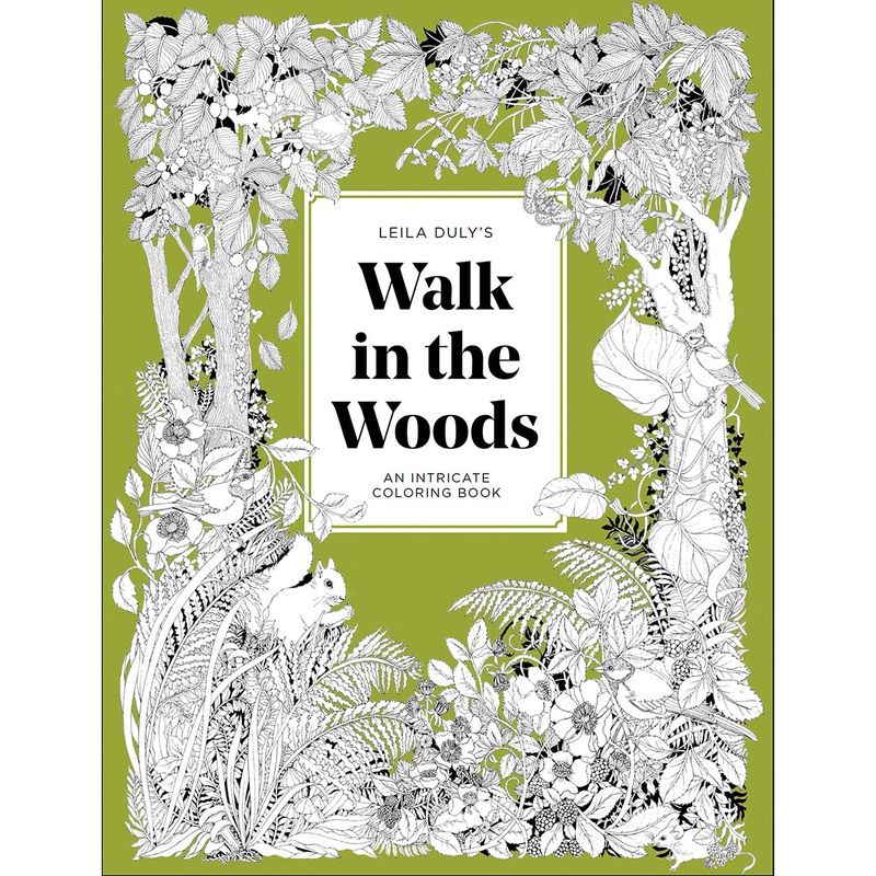 Abrams Books A Walk in the Woods Coloring Book