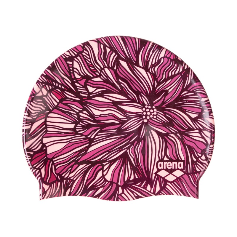 Arena Pink Dahlia Swim Cap