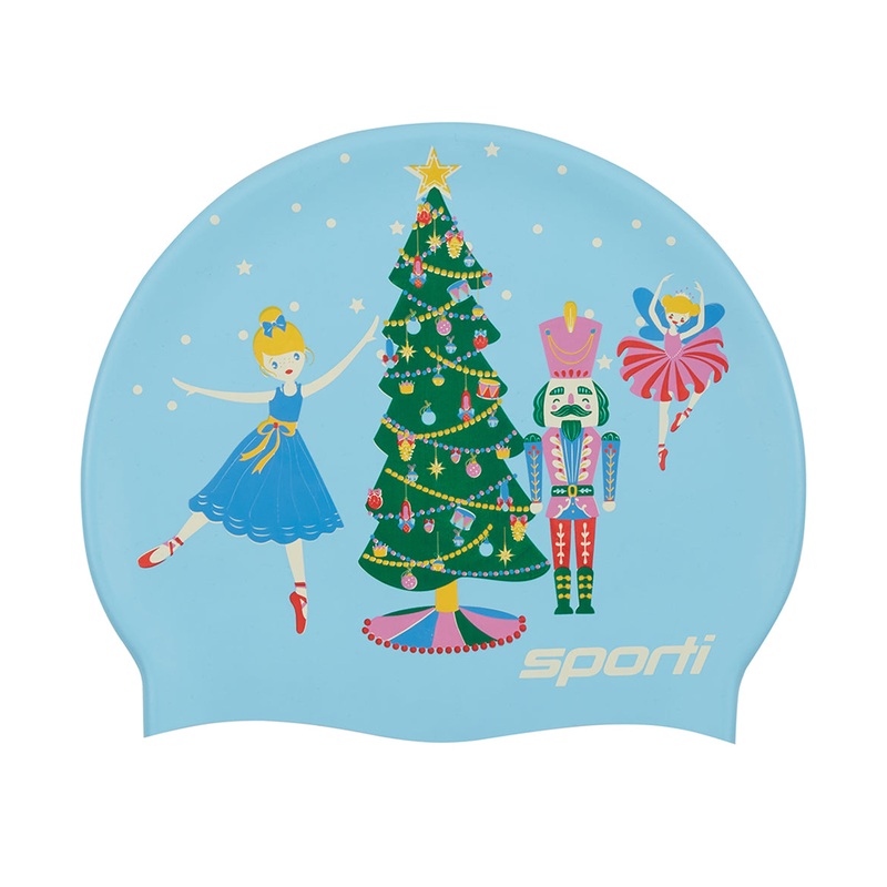 Sporti Sugar Plum Silicone Swim Cap