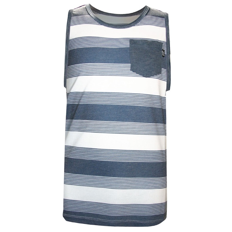 Grom Boys' Classic Stripe Knit Tank Top (Toddler, Little Kid, Big Kid)