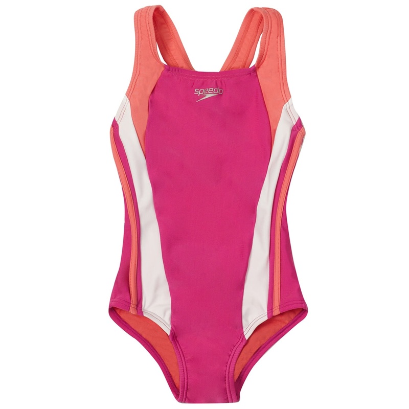 Speedo Girls' Infinity Splice One Piece Swimsuit (Little Kid)