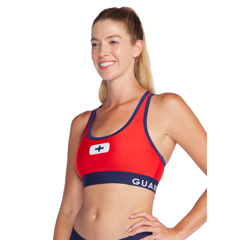 Speedo Women's Guard Racerback Bikini Top