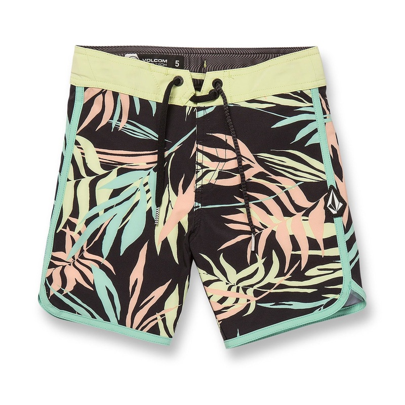 Volcom Boys' 12.5" Bleeding Leaf Mod Board Shorts (Toddler, Little Kid)