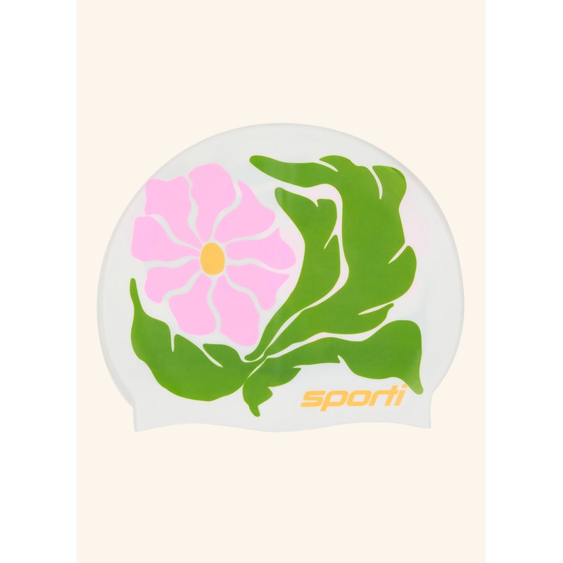 Sporti Vivid Flora Silicone Swim Cap