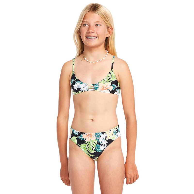 Volcom Girls' Sunny Beach Two Piece Bikini Set (Big Kid)