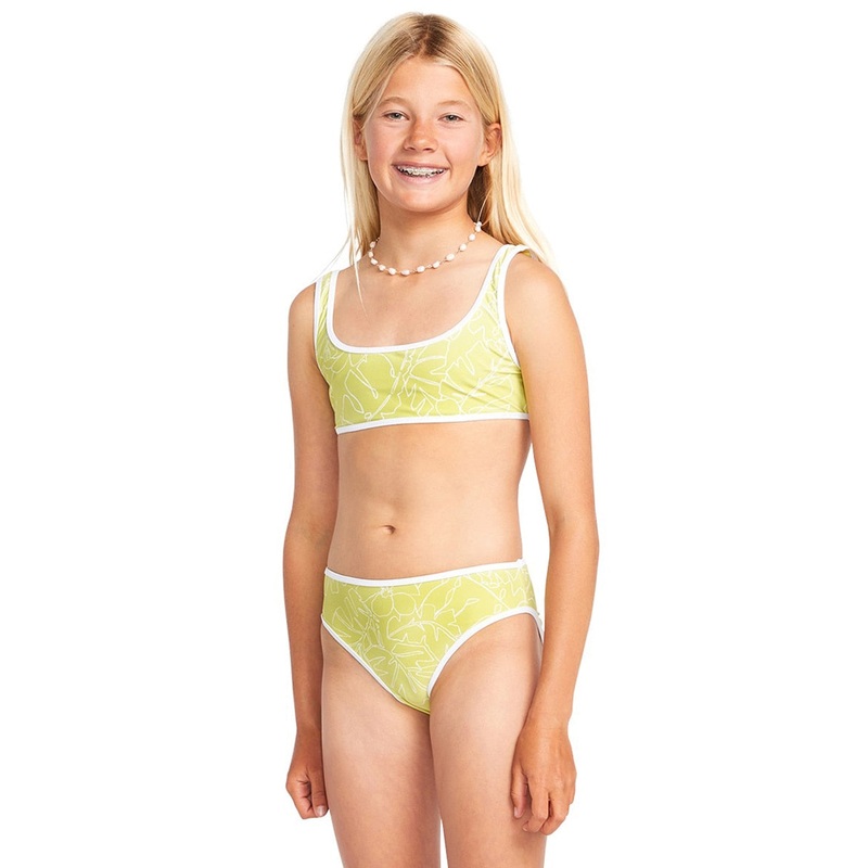 Volcom Girls' Tropicoco Two Piece Bikini Set (Big Kid)