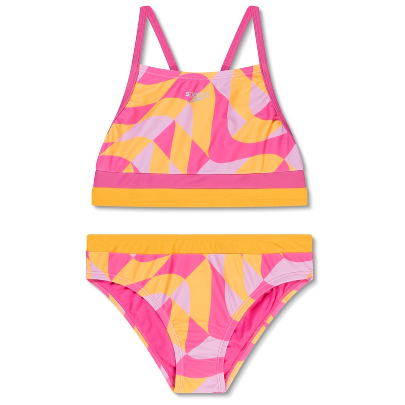 Speedo Girl's Printed Bikini Swimsuit Set (Little Kid, Big Kid)