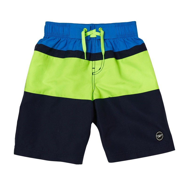 Speedo Boys' 17" Colorblocked Board Shorts (Little Kid, Big Kid)