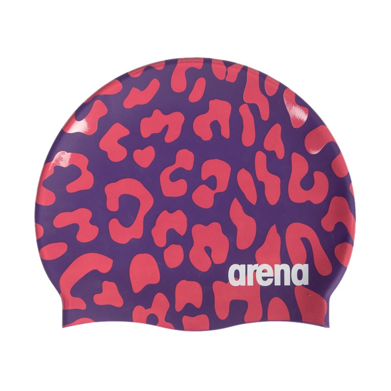 Arena Leopard Print Swim Cap