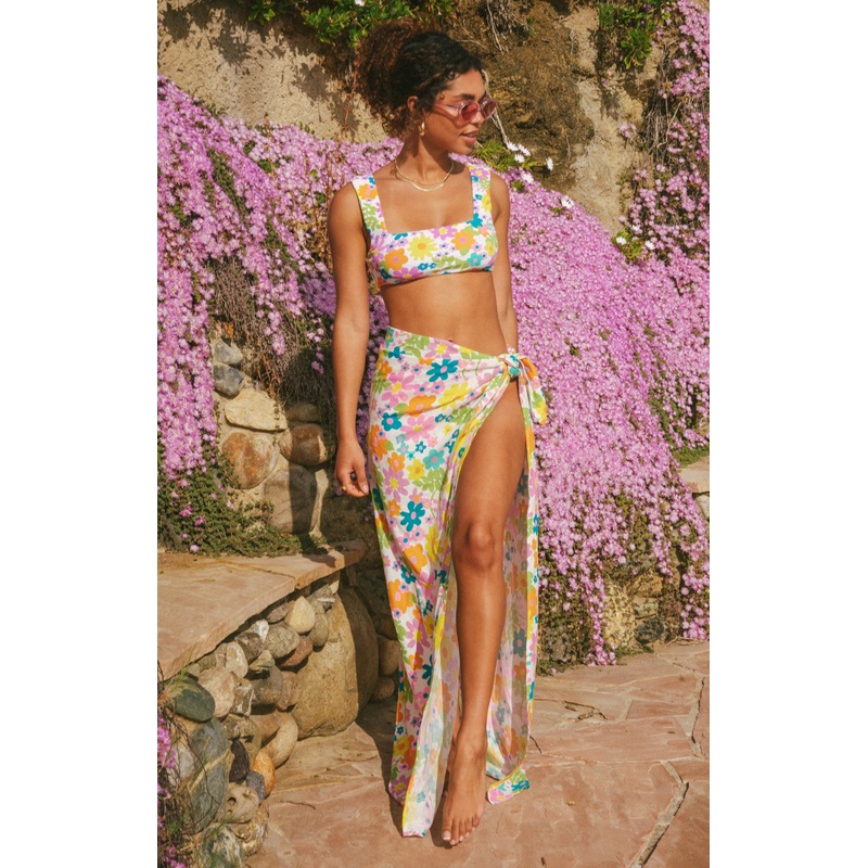 Long Leyla Sarong ~ Petal Pop