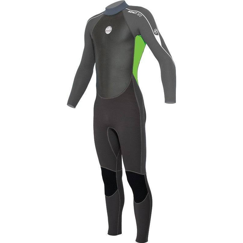 Alder Kids Impact 3/2 Full Wetsuit -GREEN