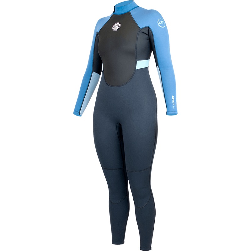 Alder Ladies Impact 3/2mm Full Wetsuit -GRAPHITE