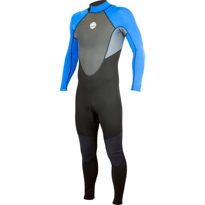 Alder Mens Impact 3/2mm Full Wetsuit -ROYAL BLUE