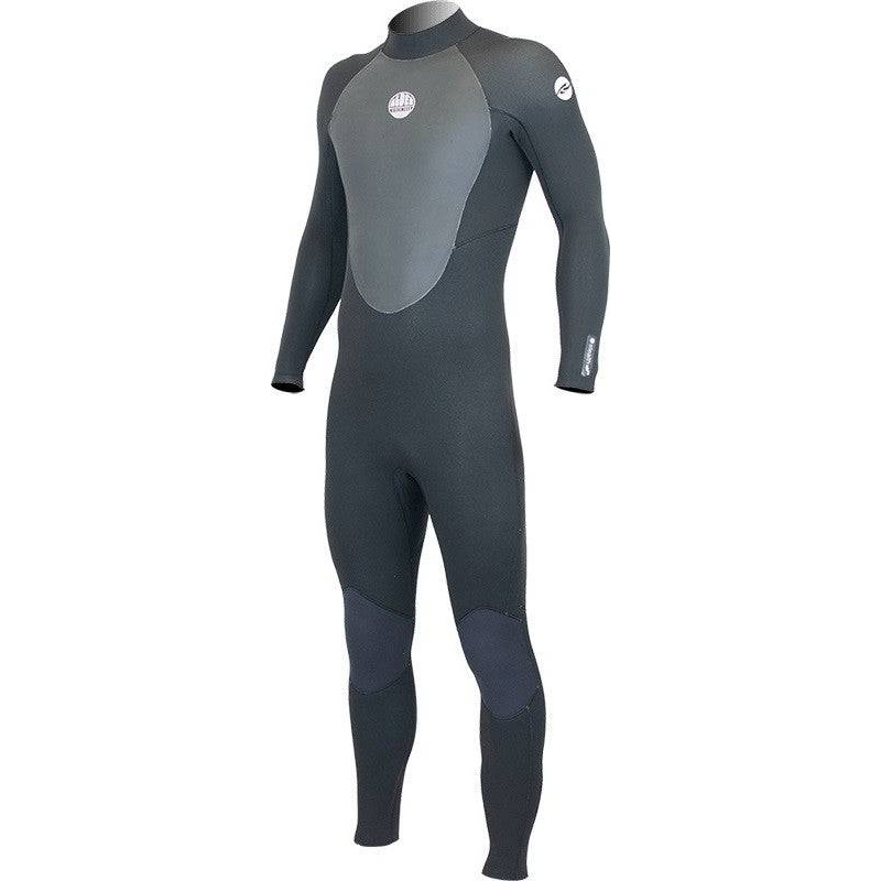 Alder Mens Stealth 5/4/3 Full Wetsuit -BLACK