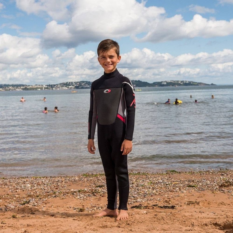 Osprey Origin 5mm Kids Full Wetsuit -RED