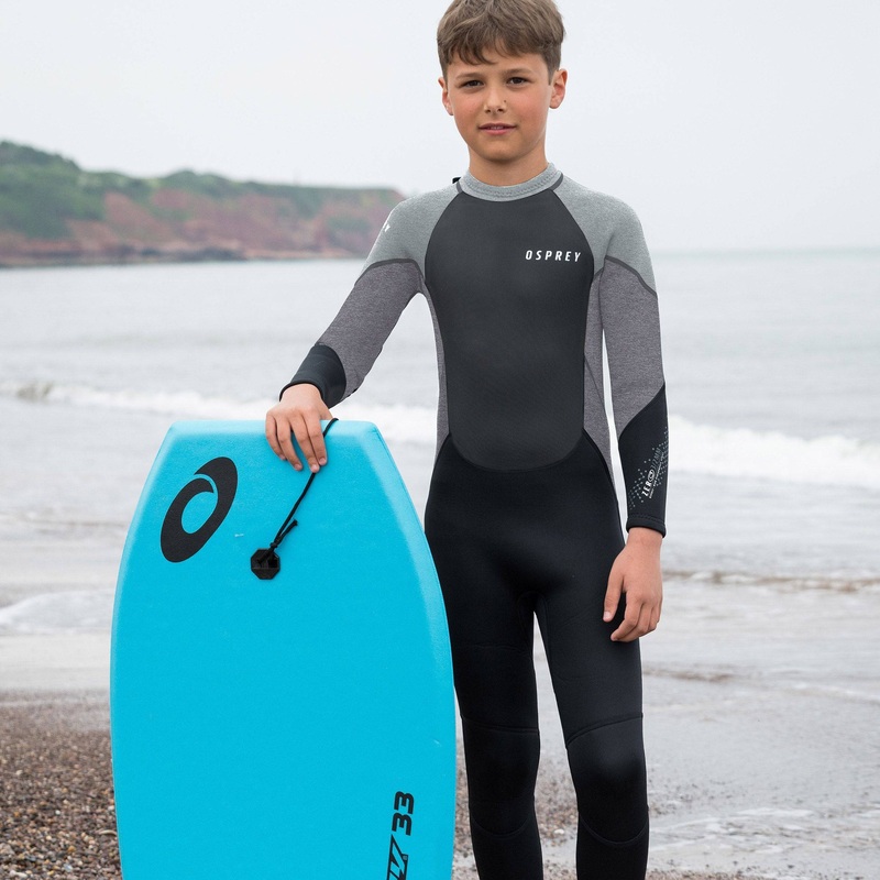 Osprey Zero 5/4mm Boys Full Wetsuit -GREY