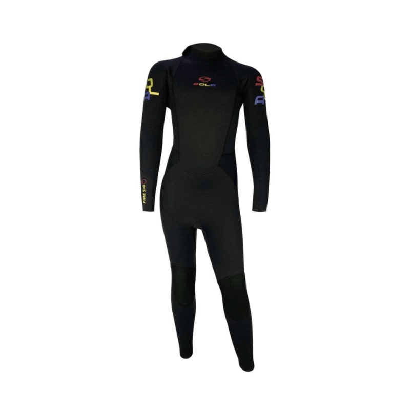 SOLA Kids Fire 5/4mm Wetsuit -BLACK