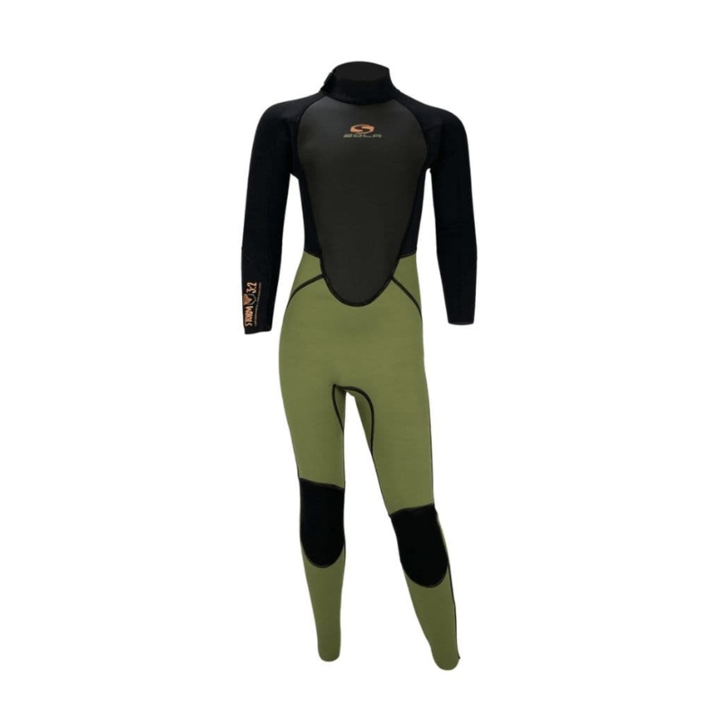 SOLA Kids Storm 3/2mm Wetsuit -KHAKI