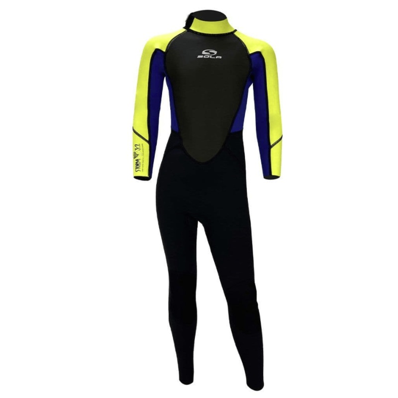 SOLA Kids Storm 3/2mm Wetsuit -LIME