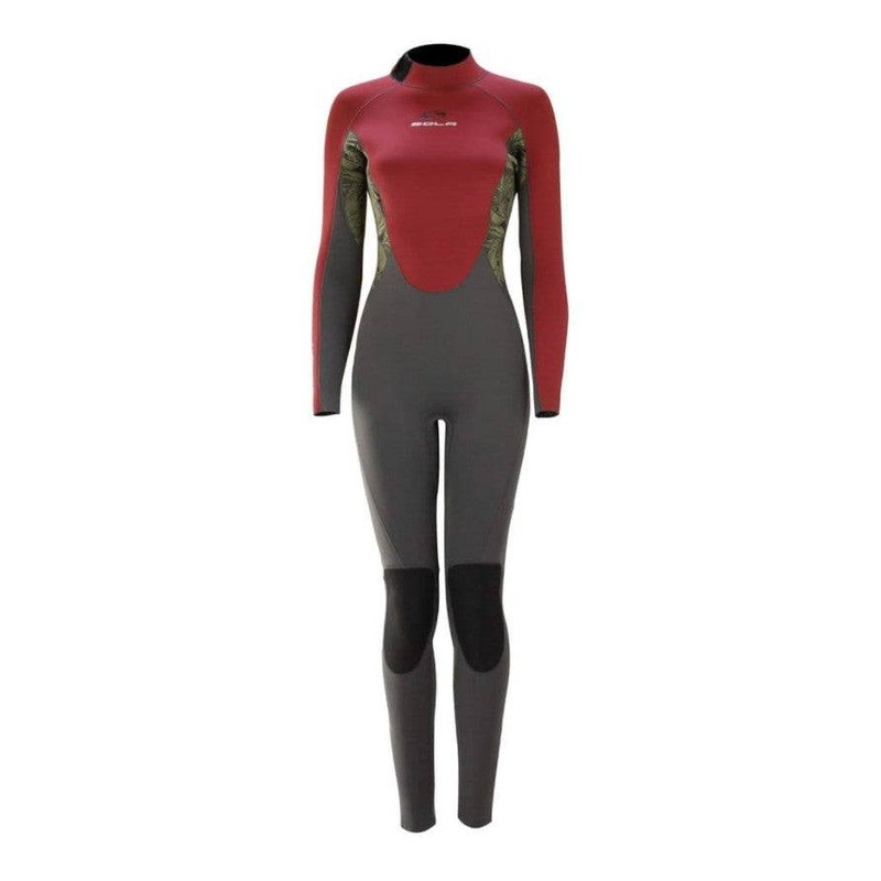 SOLA Ladies H2O 4/3mm Wetsuit -RED