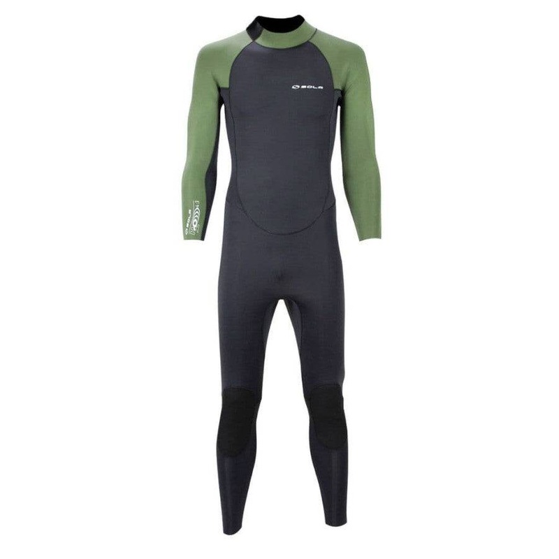 SOLA Mens H2O 4/3mm Wetsuit -BLACK