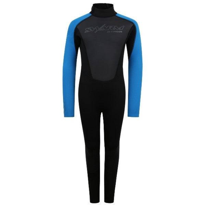 Typhoon Kids Swarm3 Full Wetsuit -BLACK/BLUE