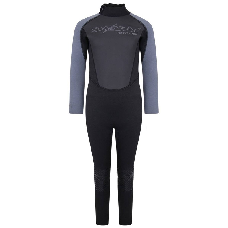 Typhoon Kids Swarm3 Full Wetsuit -BLACK/GRAPHITE