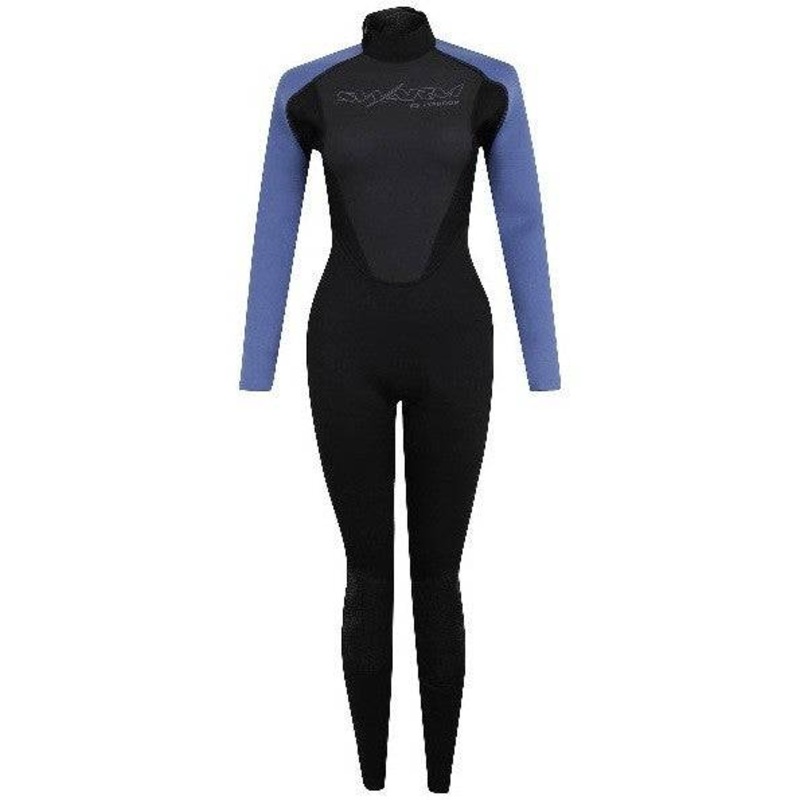Typhoon Ladies Swarm3 Full Wetsuit -BLACK/BLUE