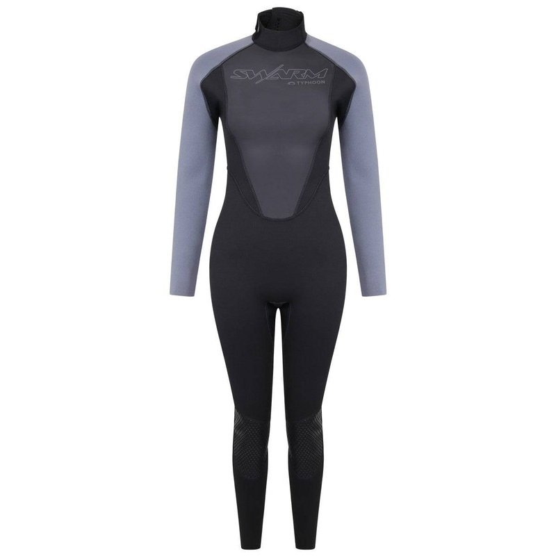 Typhoon Ladies Swarm3 Full Wetsuit -BLACK/GRAPHITE
