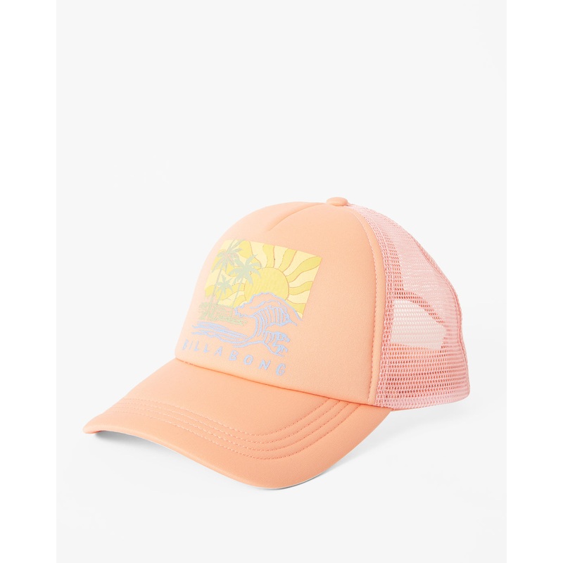 Billabong Across Waves Hat-Peach Pit