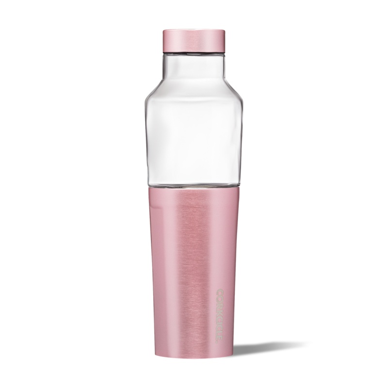 Corkcicle 20 oz Hybrid Canteen-Rose Mettalic