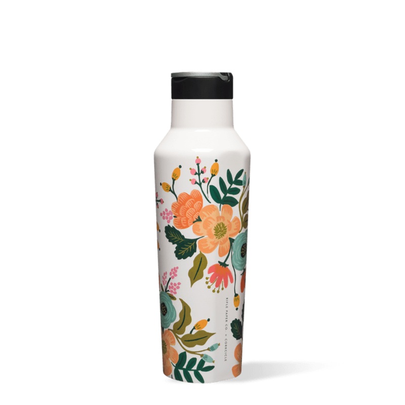 Corkcicle 20 oz Sport Canteen-Rifle Paper Cream Lively Floral