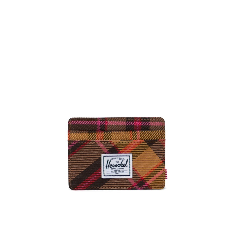 Herschel Charlie RFID Wallet-Chestnut Plaid