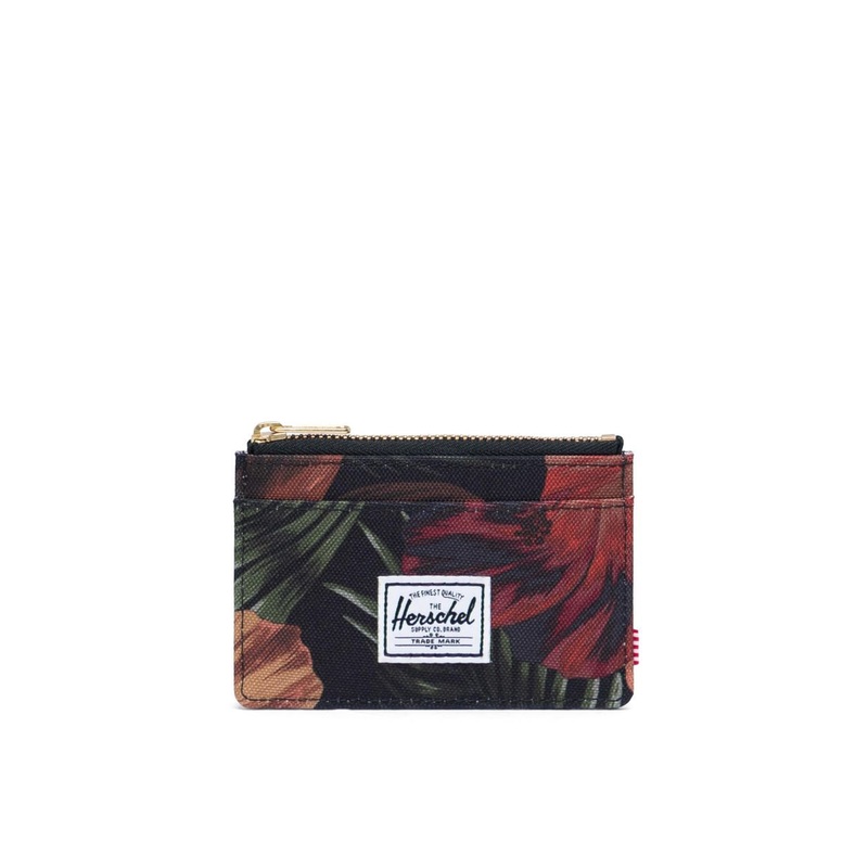 Herschel Oscar Wallet-Tropical Hibiscus