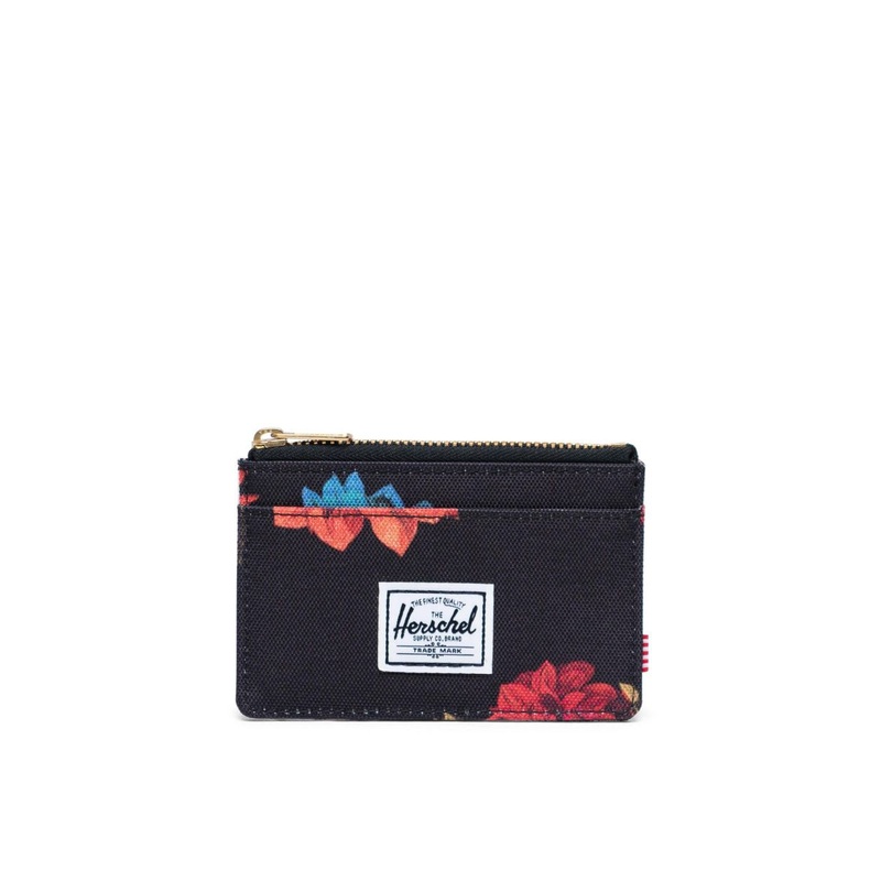 Herschel Oscar Wallet-Vintage Floral Black