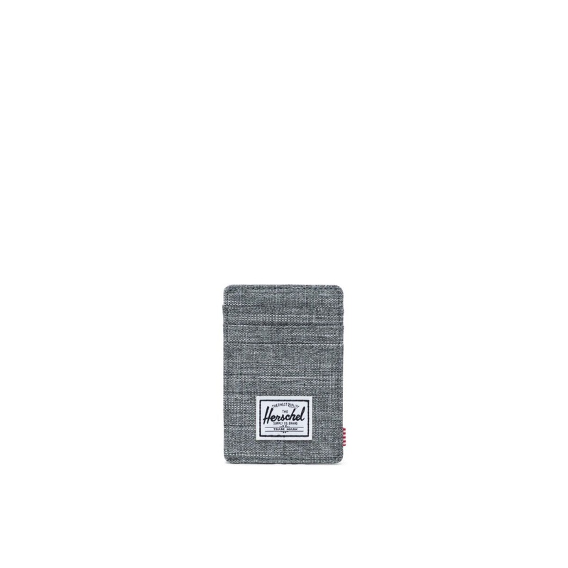 Herschel Raven Wallet-Raven Crosshatch