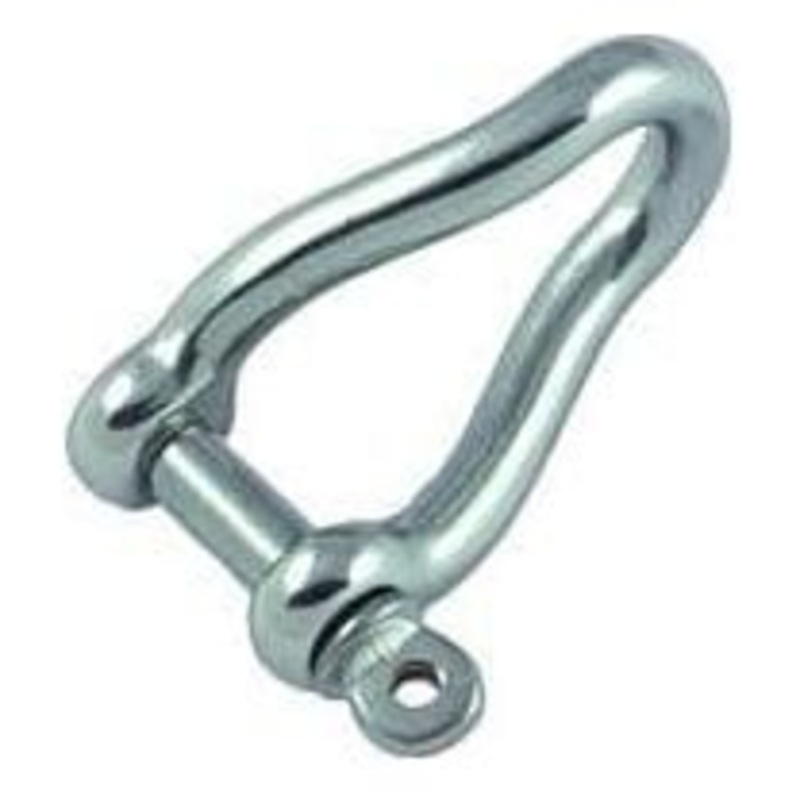 5-8mm Twisted Solid Stainless Steel Shackle
