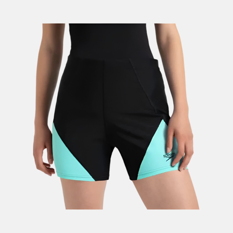 Speedo Endurance10 Women's Sport Shorts -Black/Arctic Glass