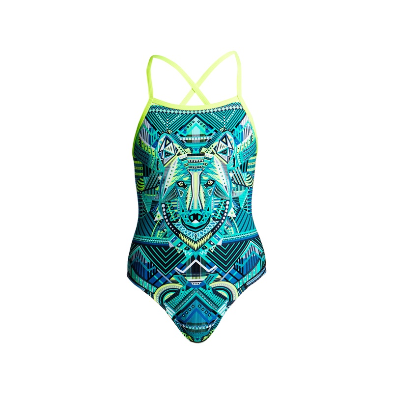 WEAR WOLF | GIRLS STRAPPED IN ONE PIECE