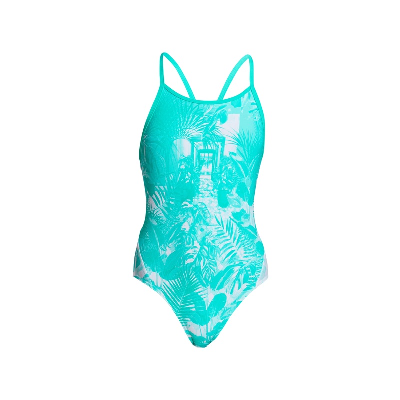 TROPICAL SUNRISE | GIRLS DIAMOND BACK ONE PIECE